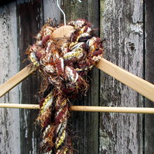 Load image into Gallery viewer, Braided Lariat Scarf - Brun