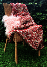 Load image into Gallery viewer, Inlet Throw - Cranberry Cream
