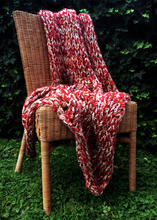 Load image into Gallery viewer, Inlet Throw - Cranberry Cream