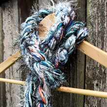 Load image into Gallery viewer, Braided Lariat Scarf - South Pole Sunrise
