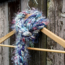 Load image into Gallery viewer, Braided Lariat Scarf - Ice