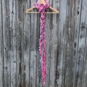 Braided Lariat Scarf - Sweetheart