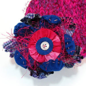 Photo Prop Newborn Hats - Electric Raspberry