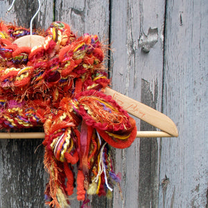 Braided Lariat Scarf - Pumpkin