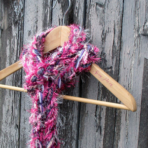 Braided Lariat Scarf - Sweetheart
