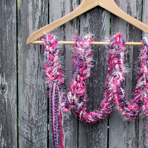Braided Lariat Scarf - Sweetheart