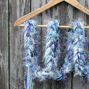 Braided Lariat Scarf - Glacier