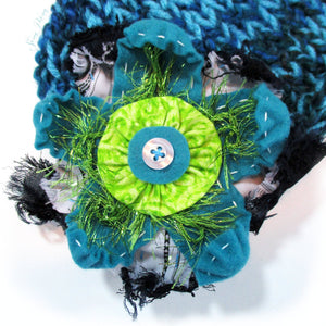 Photo Prop Newborn Hats - Turquoise Noise