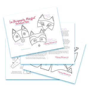 Woodland Pals™ PDF Sewing Pattern - (re)Purposely Playful™