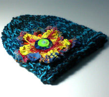Load image into Gallery viewer, Turquoise Noise Slim Fit Hat