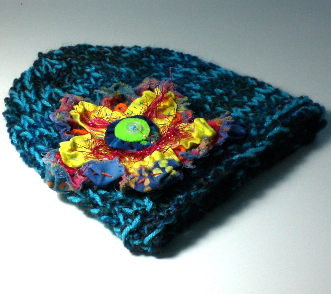 Turquoise Noise Slim Fit Hat