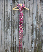 Load image into Gallery viewer, Braided Lariat Scarf - Mulberry