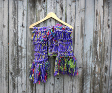 Load image into Gallery viewer, Ribbon Candy Scarf - Electric Purple