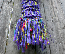 Load image into Gallery viewer, Ribbon Candy Scarf - Electric Purple