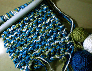 Jumbo Scarf - Fjord