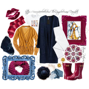 Karma Glitter Scarf Gum Drop