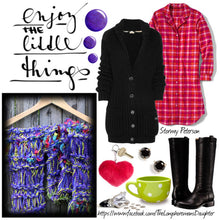 Load image into Gallery viewer, Ribbon Candy Scarf - Electric Purple