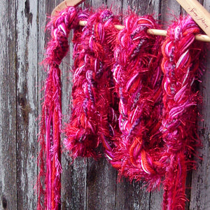 Braided Lariat Scarf - Fever